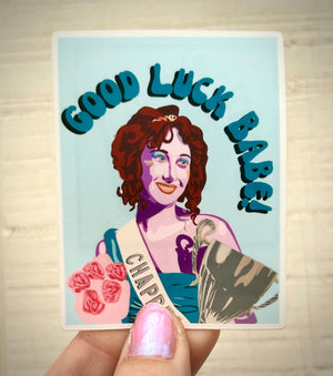 Good Luck Babe Sticker - 1