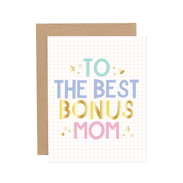 Best Bonus Mom Mother's Day Greeting Card