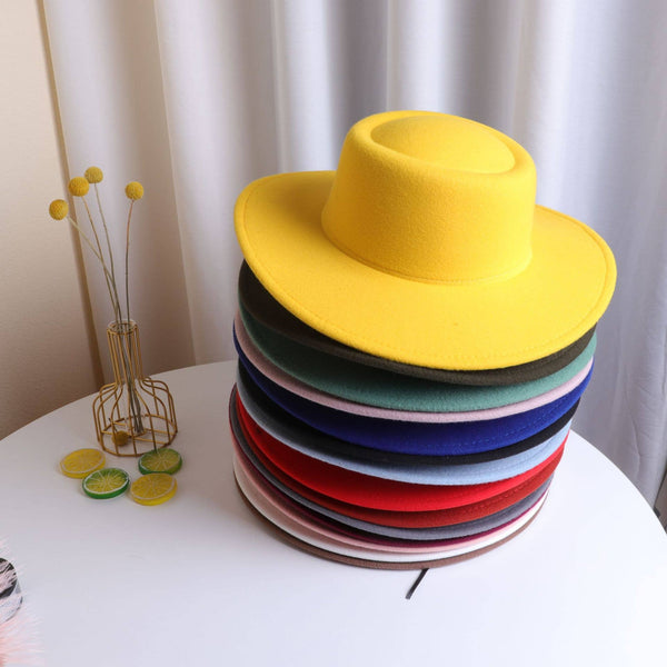 Concave Top Jazz Fedora Hat