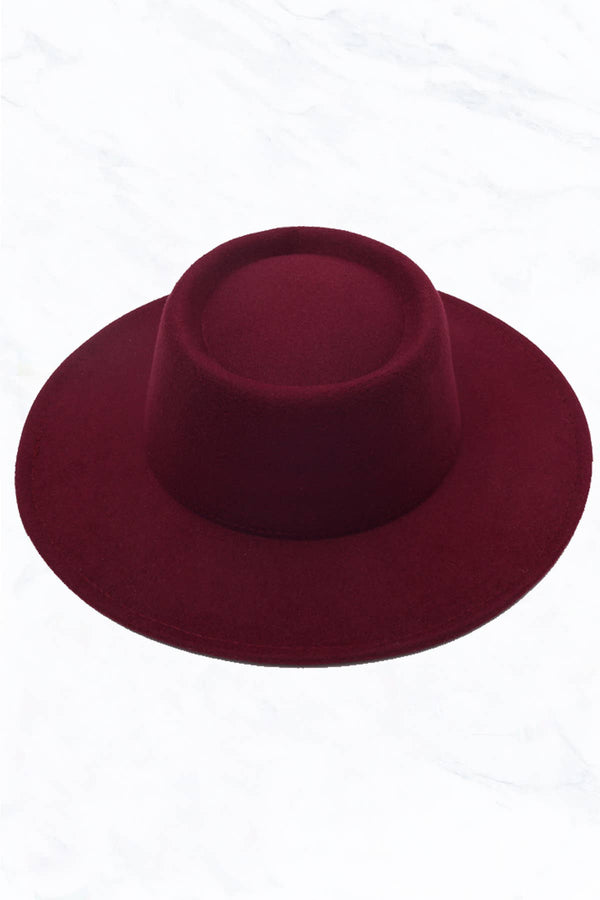 Concave Top Jazz Fedora Hat