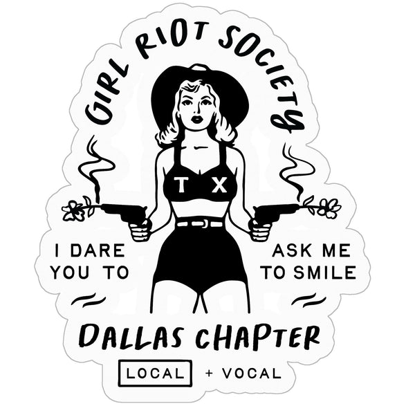 Girl Riot Society - Dallas Chapter - Sticker