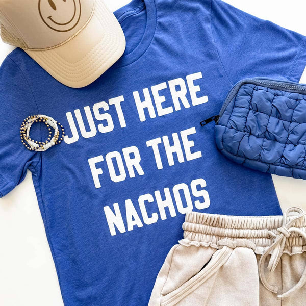 Just Here for the Nachos Shirt Game Day Tee