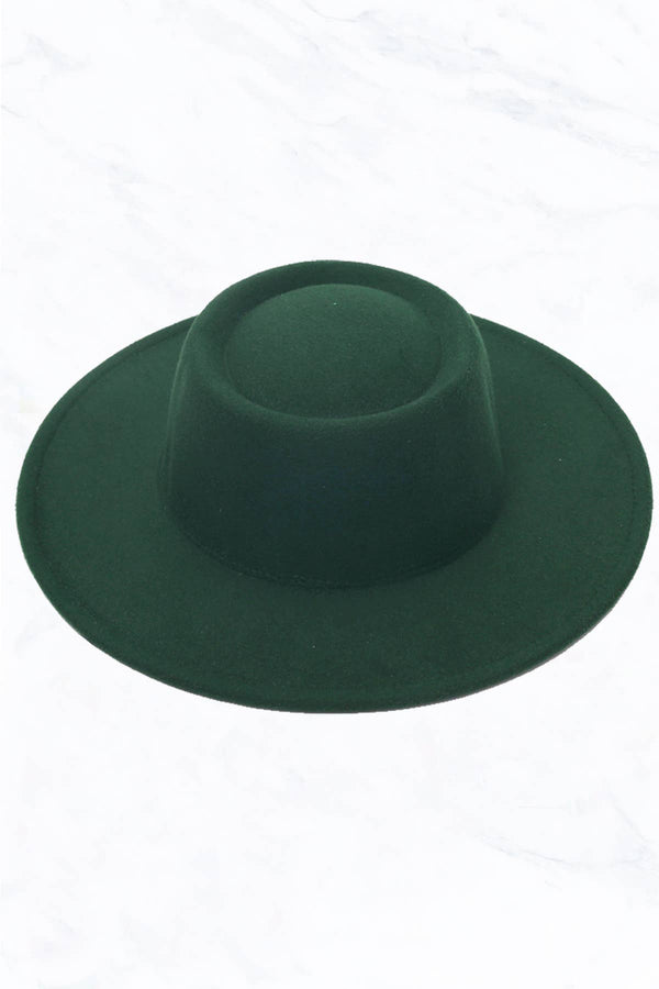 Concave Top Jazz Fedora Hat