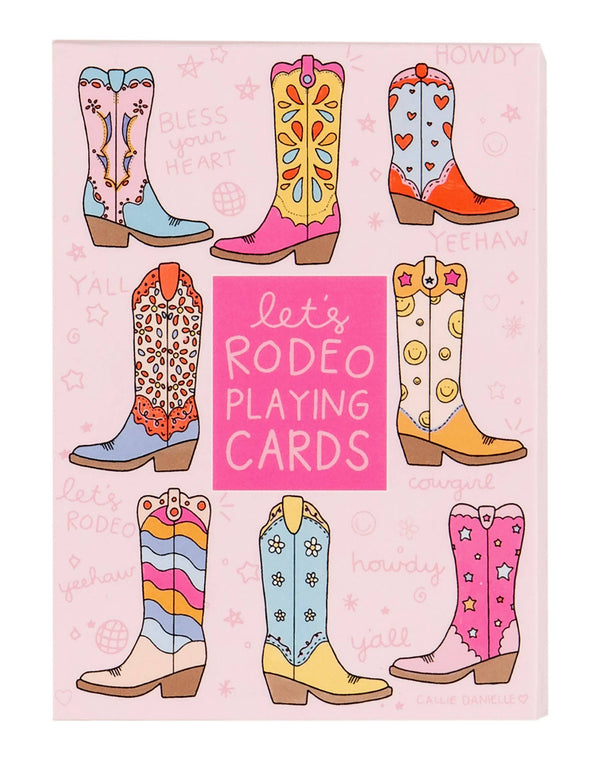 Let's Rodeo Western Deck of Playing Cards