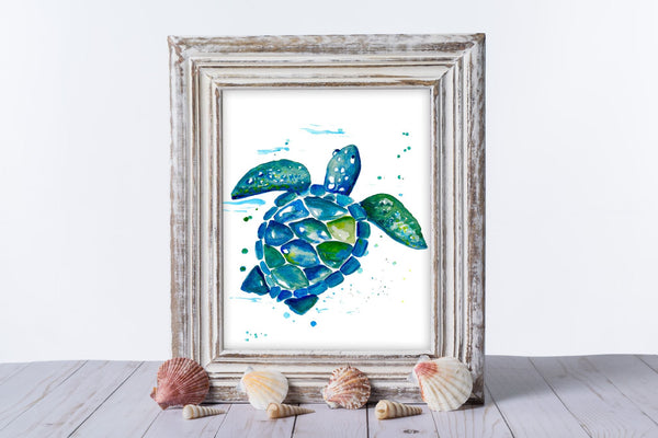 Sea Turtle Watercolor Kit- Watercolor made easy - 2