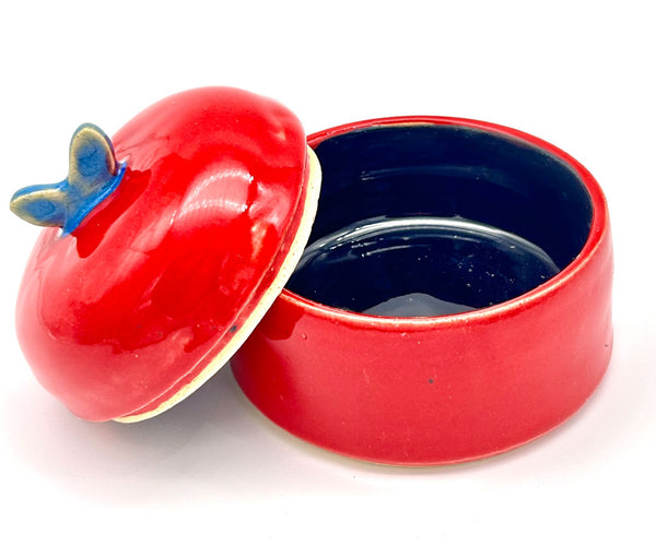Petite Ceramic Jar with Lid  - 4