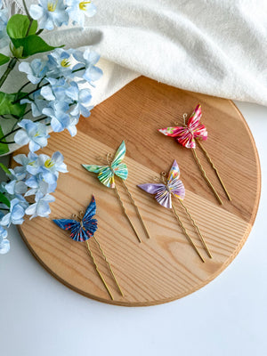 Origami Butterfly Hair Pin  - 1