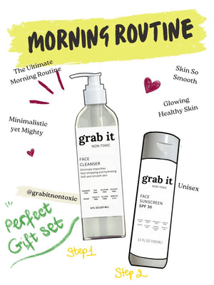 Minimalistic Morning Skincare Set/ Ultimate Gift Set for Everyone - 1