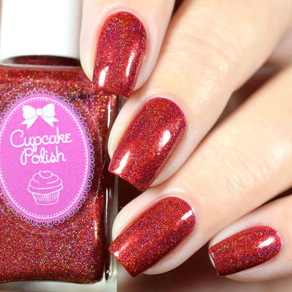 Apple-y Ever After - Red Nail Polish - 2