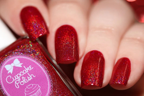 Apple-y Ever After - Red Nail Polish - 3