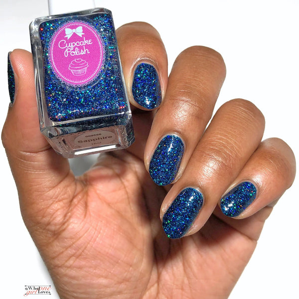 Sapphire - Blue Nail Polish - 6