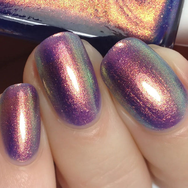 La Lluvia - Purple Nail Polish - 5