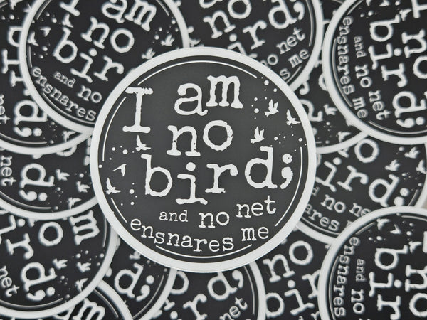 I Am No Bird Jane Eyre Sticker - 5