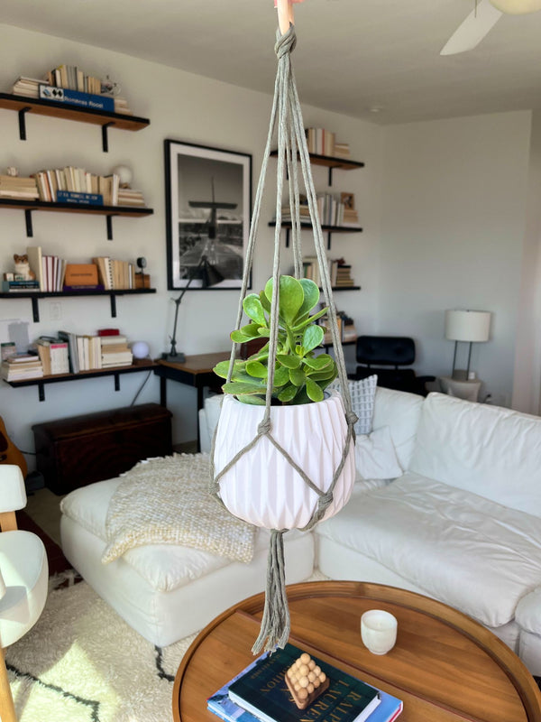 Minimalist Macrame Plant Hanger - 1