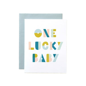 One Lucky Baby Card - 1