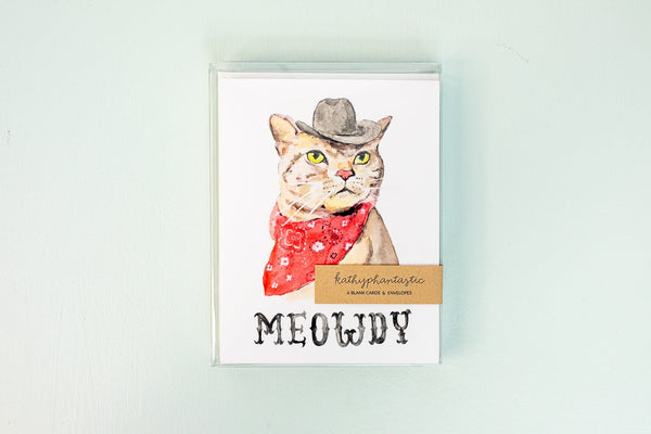 Meowdy Greeting Card Boxed Set - 1