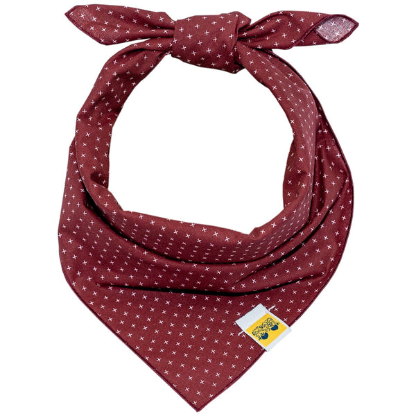 Red Currant Kiss Dog Bandana - 1