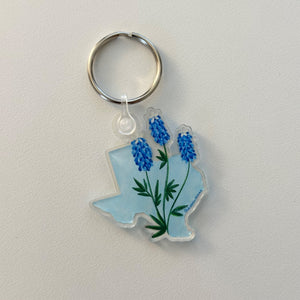 Texas Bluebonnet Keychain - 1