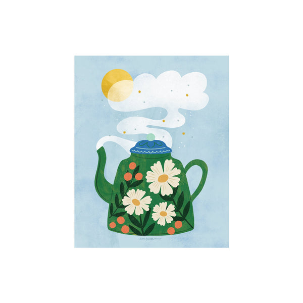 Tea Pot Art Print - 1