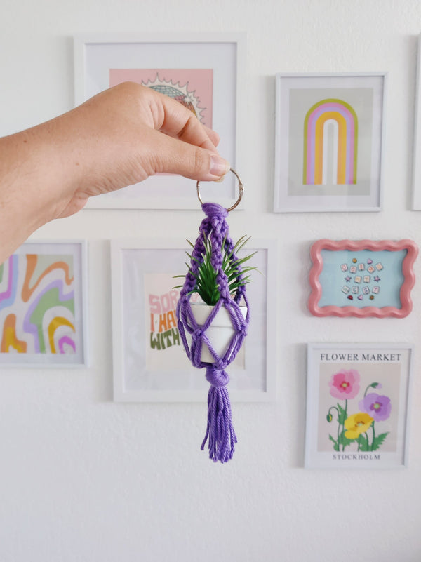 Mini Macramé Plant Hanger - 2