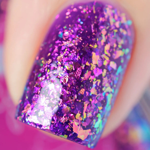 Atomic - Purple Nail Polish - 3