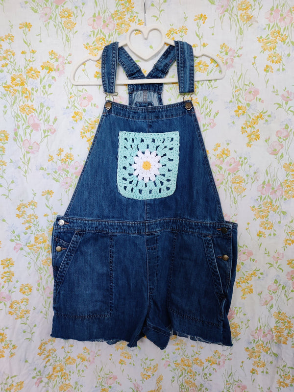 Crochet Daisy Overalls - 5