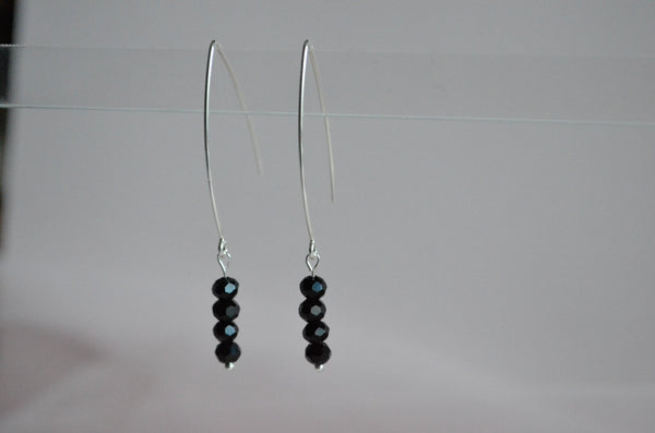 Dainty Beaded Drop Dangles - 4