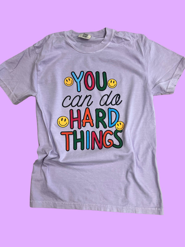 You Can Do Hard Things Tee - 1