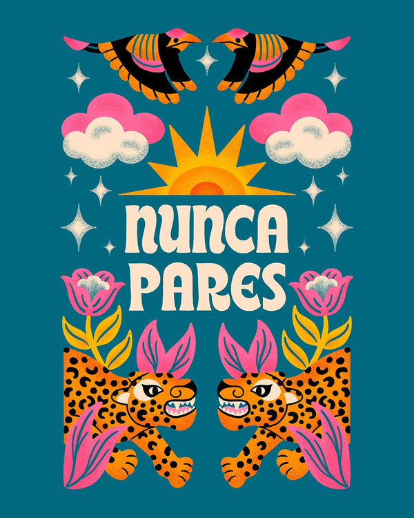 Nunca Pares Greeting Card - 2