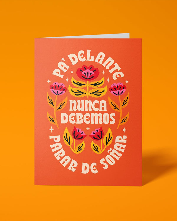 Pa' Delante Greeting Card - 1