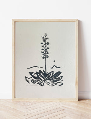 'Agave' Block Print - 1