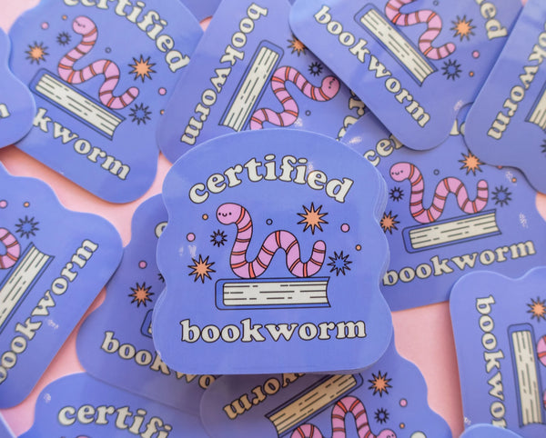 Certified Bookworm Sticker - 1