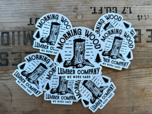 Morning Wood Sticker - 1