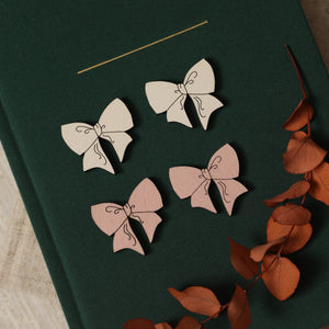 Maeve Bow Stud Earrings - 1