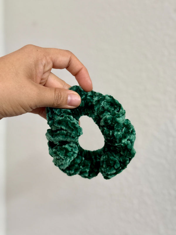 Velvet Crochet Scrunchie - 3