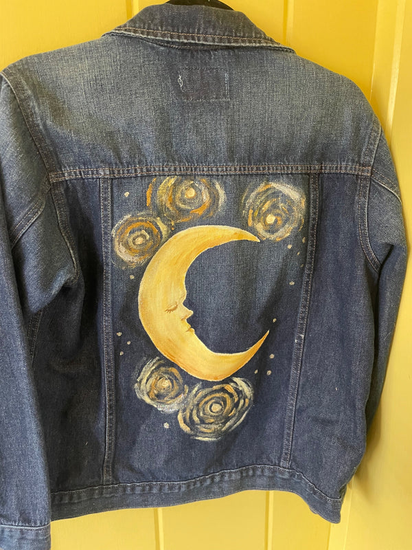 Hand Painted Denim Jacket  - 3