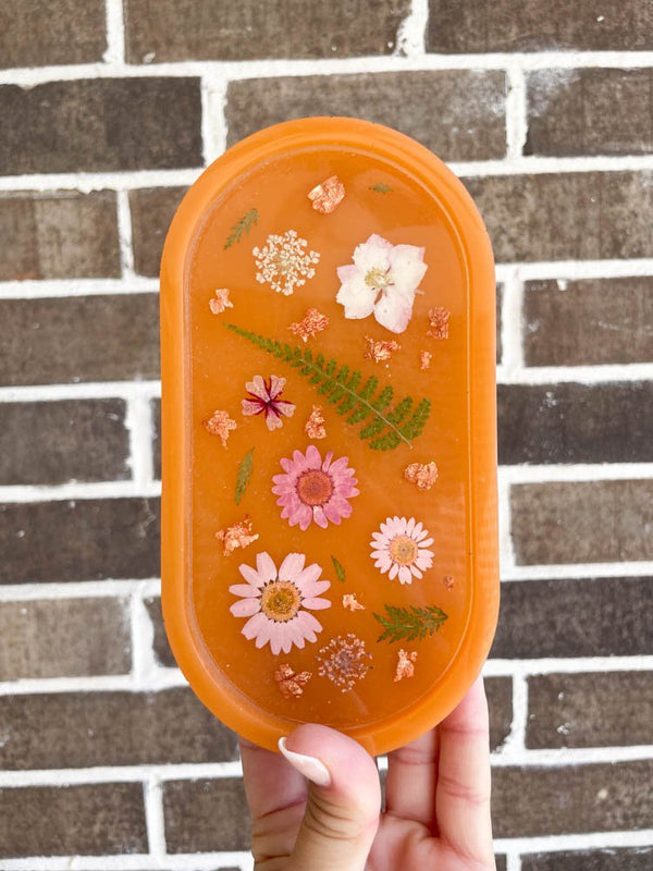 Boho Inspired Resin Floral Jewelry Tray - 5