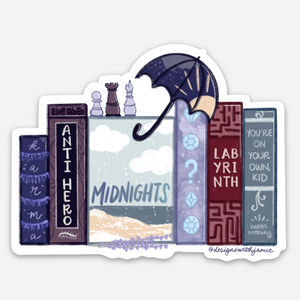 Taylor Swift Midnights Era Bookish Sticker - 1