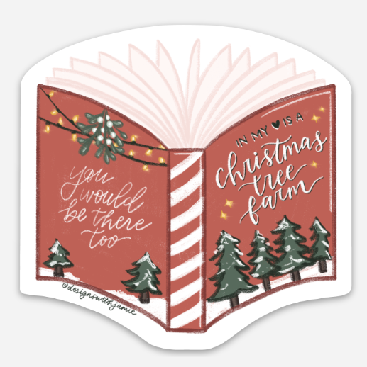 Taylor Swift Christmas Tree Farm Sticker - 1