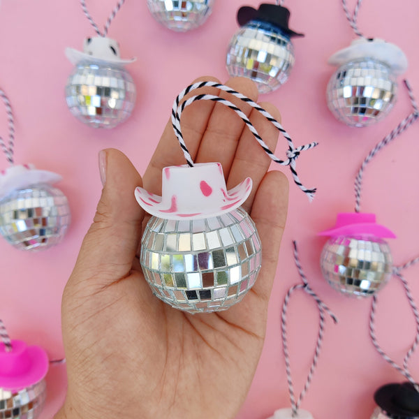 Cowgirl Disco Ornament - 3