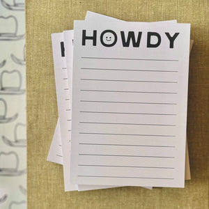 Happy Little Howdy Notepad - 1