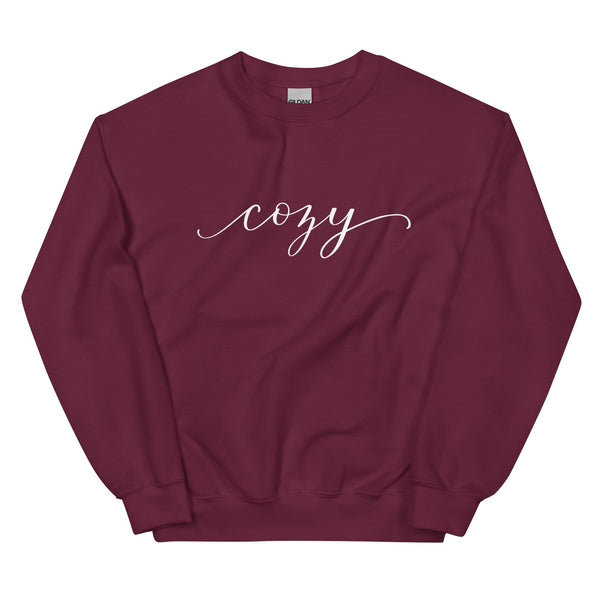 Cozy Maroon Sweatshirt - 2