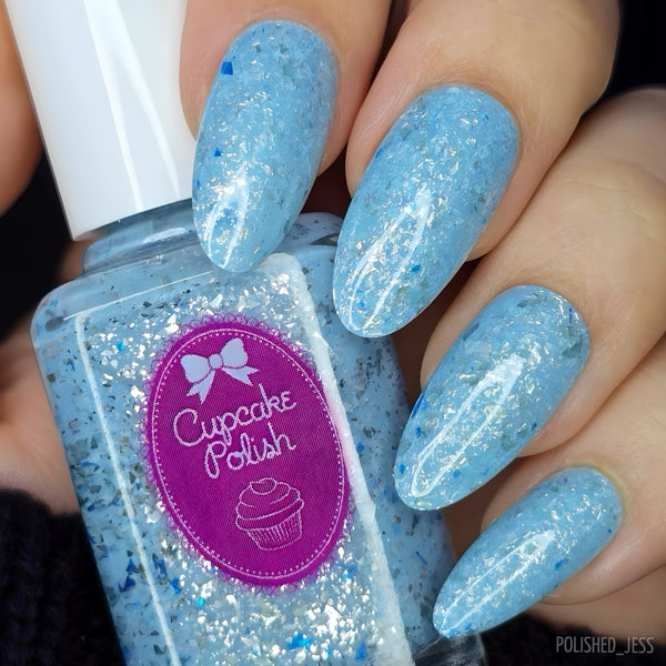 Baby It's Cold - Light Blue Limited Edition Nail Polish - 3