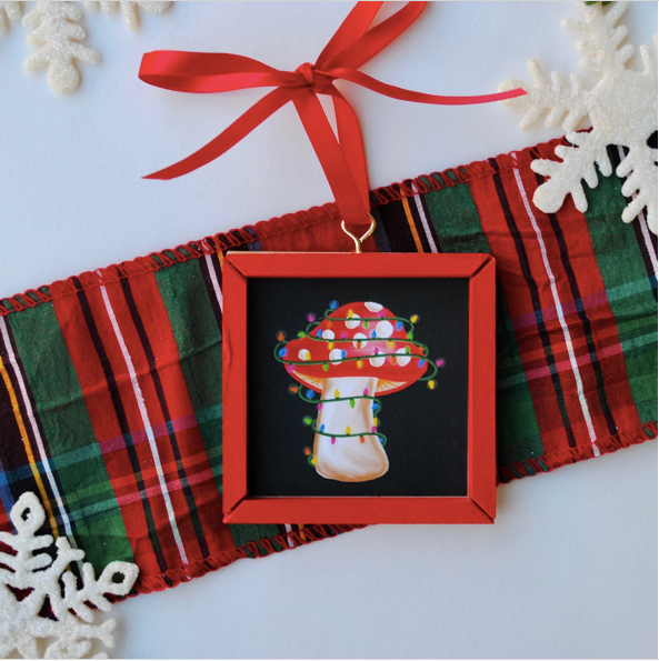 Handmade Festive Funghi Christmas Ornament - 2