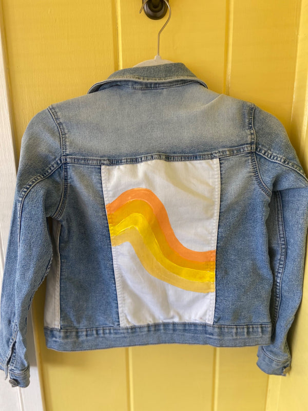 Children’s Handpainted Denim Jacket - 4