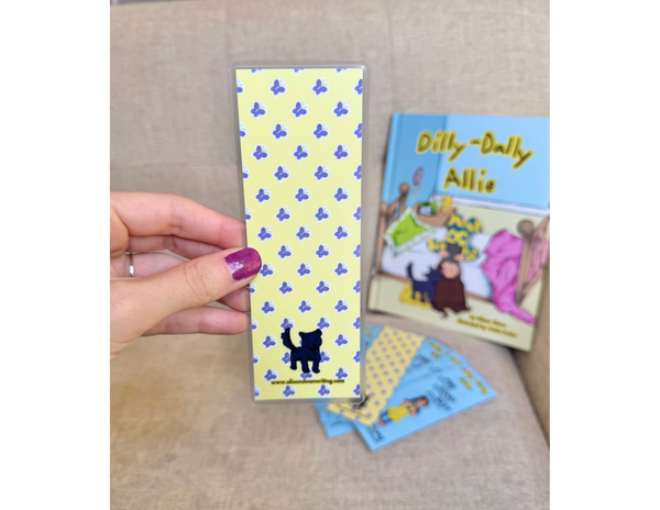 Dilly-Dally Allie Laminated Bookmark - 2