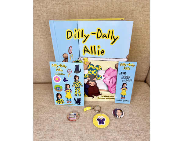 Dilly-Dally Allie Hardcover Children's Book Ultimate Gift Set - 2