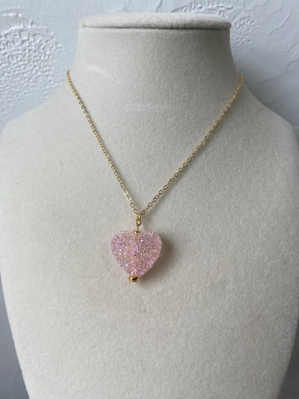 Candy Inspired Gummy Heart Pendant Necklace  - 3