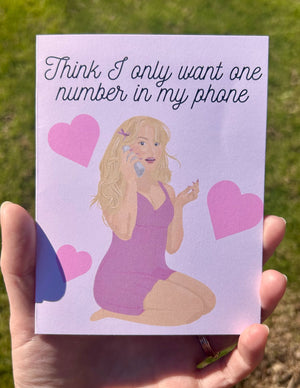 Number in my Phone Valentine - 1