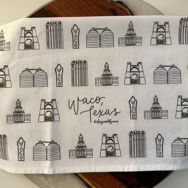 Waco Landscape Tea Towel - 3